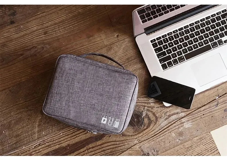 Travel Cable Organizer Bag, Keep Every Cable & Charger Organized Wherever You Go