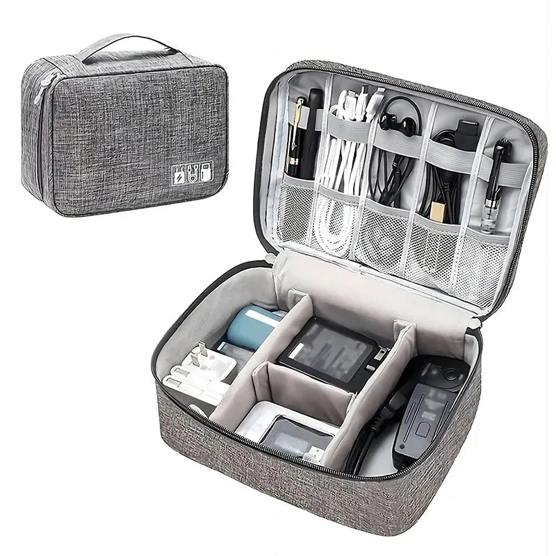 Travel Cable Organizer Bag, Keep Every Cable & Charger Organized Wherever You Go