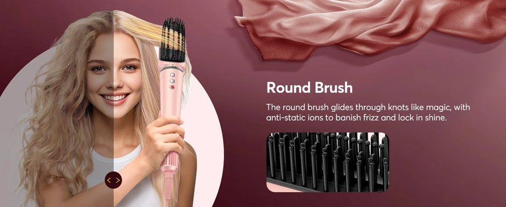 5-in-1 Hair Styler with Travel Bag Your Salon Routine for Perfect Hair Style Wherever You Go!