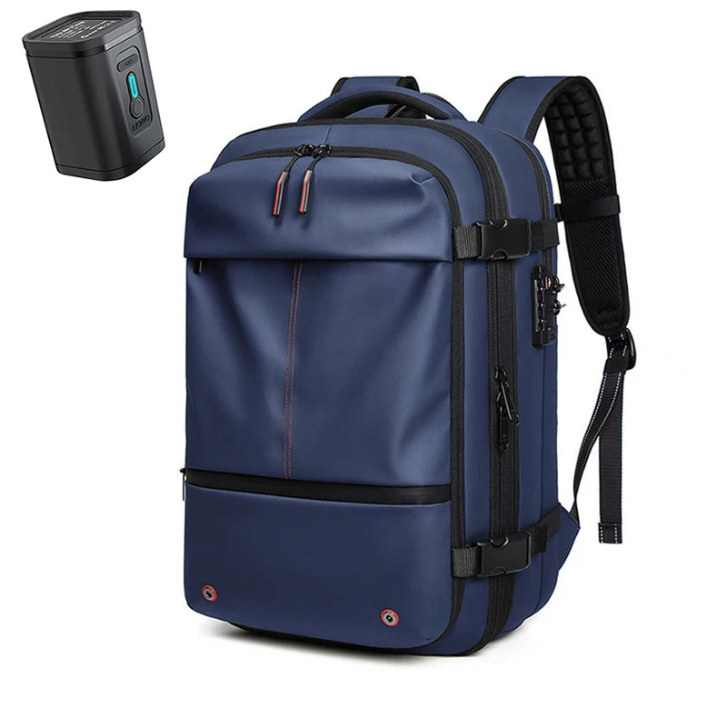 17-Inch Travel Backpack, Pack More, Travel Lighter with Expandable Vacuum Compression