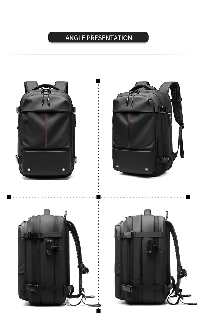 17-Inch Travel Backpack, Pack More, Travel Lighter with Expandable Vacuum Compression