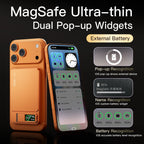 10000mAh 3-in-1 Magnetic Power Bank, 20W Wireless Fast Charging with Smart TFT Display for iPhone 12–17 & Apple Watch