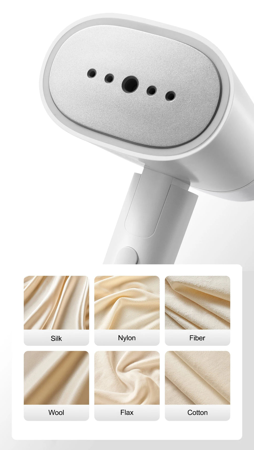 Portable Foldable Garment Steamer, Professional Clothing Care Anytime, Anywhere