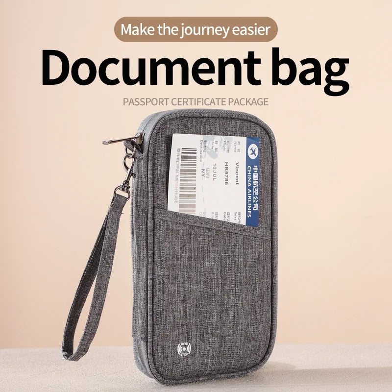 RFID Travel Passport Holder, Keep Your Passport & Important Travel Documents Safe, Organized & Never Lose Them!