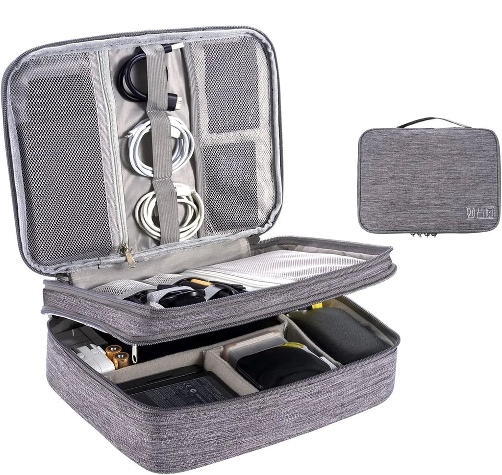 Travel Cable Organizer Bag, Keep Every Cable & Charger Organized Wherever You Go