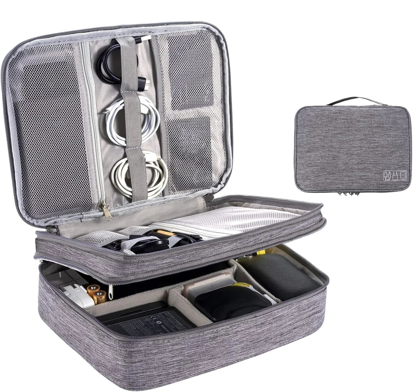 Travel Cable Organizer Bag, Keep Every Cable & Charger Organized Wherever You Go