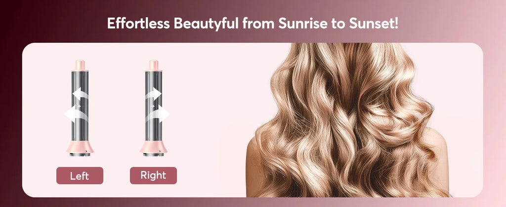 5-in-1 Hair Styler with Travel Bag Your Salon Routine for Perfect Hair Style Wherever You Go!