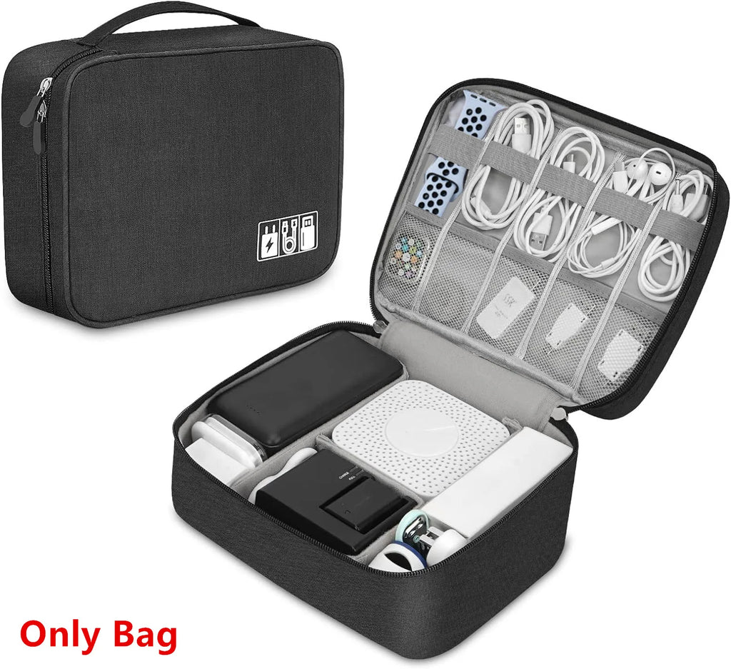 Travel Cable Organizer Bag, Keep Every Cable & Charger Organized Wherever You Go