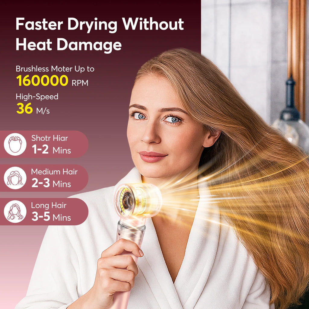 5-in-1 Hair Styler with Travel Bag Your Salon Routine for Perfect Hair Style Wherever You Go!