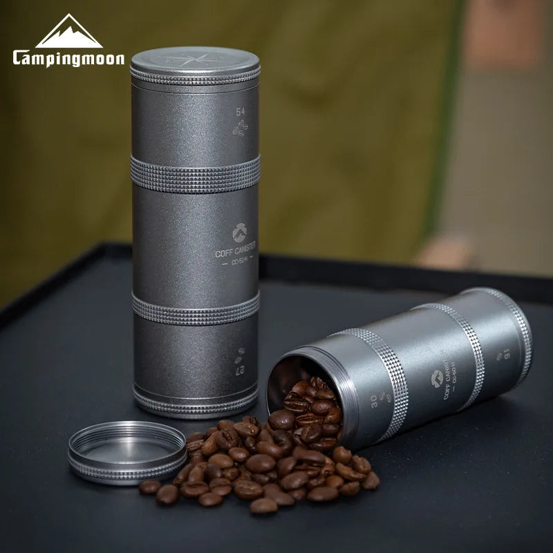 Premium Travel Coffee Canister, Take the Taste of Home Wherever Your Journey Leads.