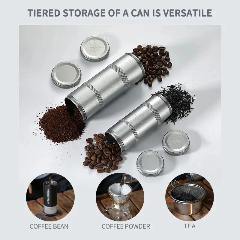 Premium Travel Coffee Canister, Take the Taste of Home Wherever Your Journey Leads.