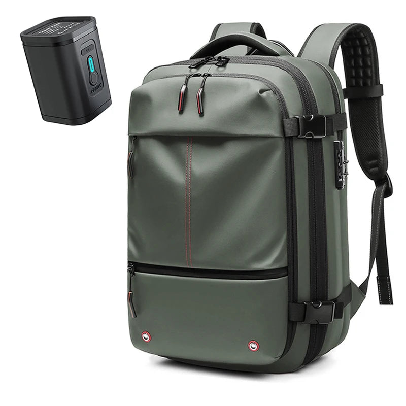 17-Inch Travel Backpack, Pack More, Travel Lighter with Expandable Vacuum Compression