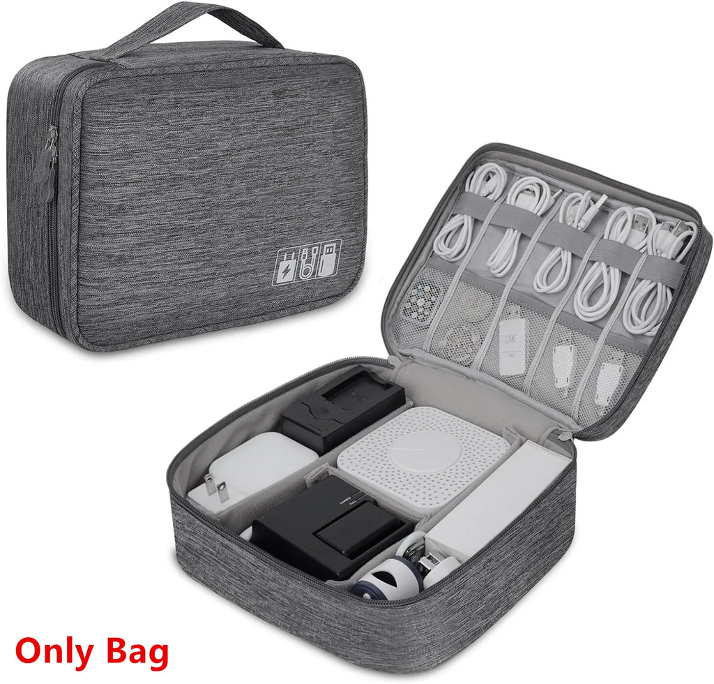 Travel Cable Organizer Bag, Keep Every Cable & Charger Organized Wherever You Go