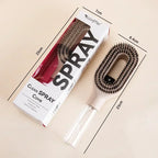 2-in-1 Travel Spray Hair Brush, Detangle, Refresh & Hydrate Your Hair Anywhere