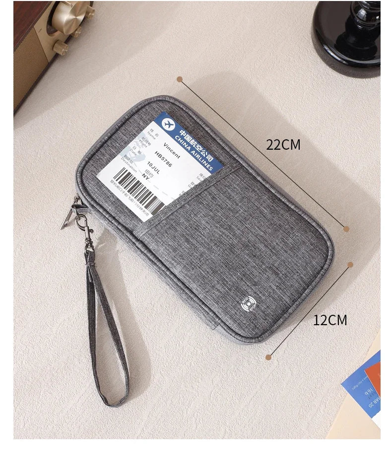 RFID Travel Passport Holder, Keep Your Passport & Important Travel Documents Safe, Organized & Never Lose Them!