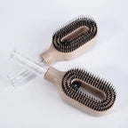 2-in-1 Travel Spray Hair Brush, Detangle, Refresh & Hydrate Your Hair Anywhere