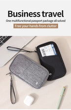 RFID Travel Passport Holder, Keep Your Passport & Important Travel Documents Safe, Organized & Never Lose Them!