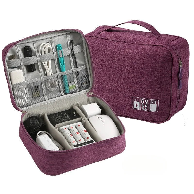 Travel Cable Organizer Bag, Keep Every Cable & Charger Organized Wherever You Go