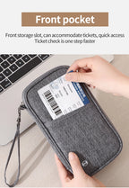 RFID Travel Passport Holder, Keep Your Passport & Important Travel Documents Safe, Organized & Never Lose Them!