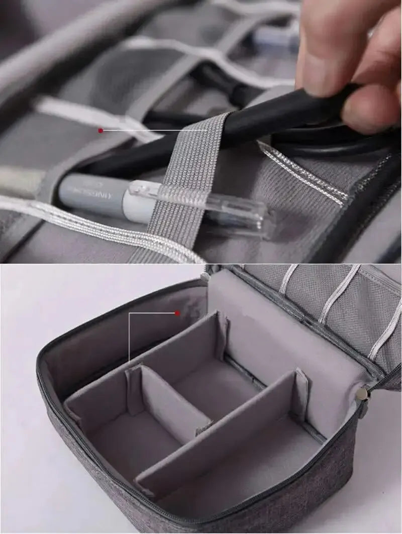 Travel Cable Organizer Bag, Keep Every Cable & Charger Organized Wherever You Go