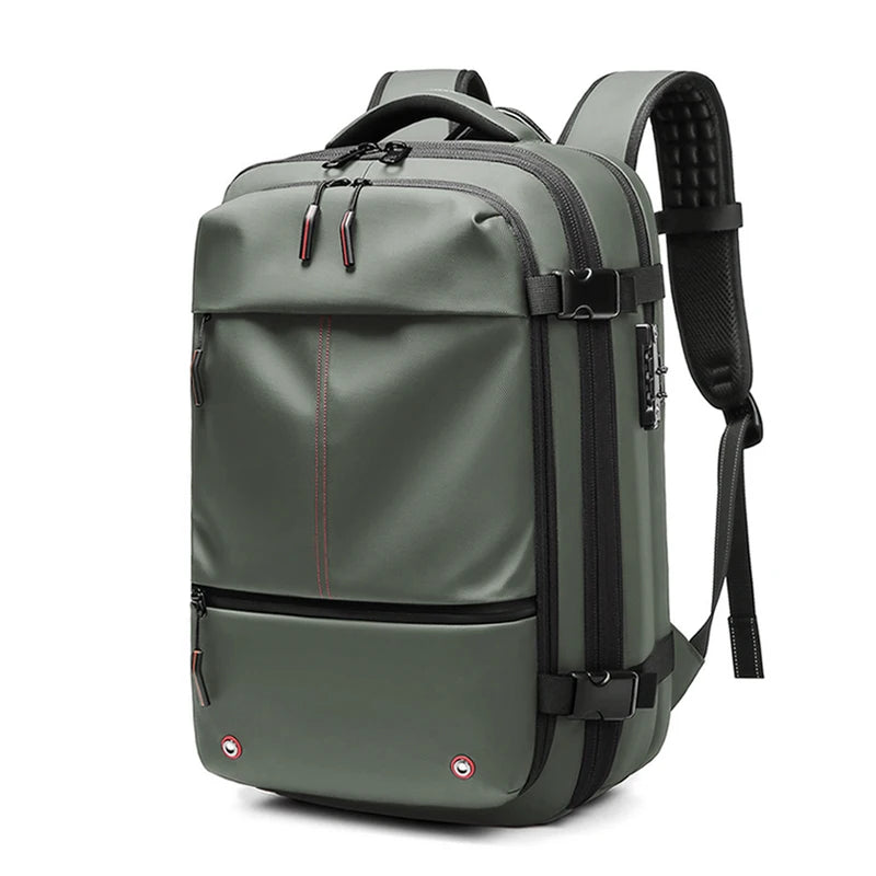 17-Inch Travel Backpack, Pack More, Travel Lighter with Expandable Vacuum Compression