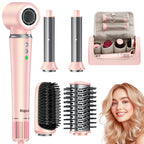 5-in-1 Hair Styler with Travel Bag Your Salon Routine for Perfect Hair Style Wherever You Go!