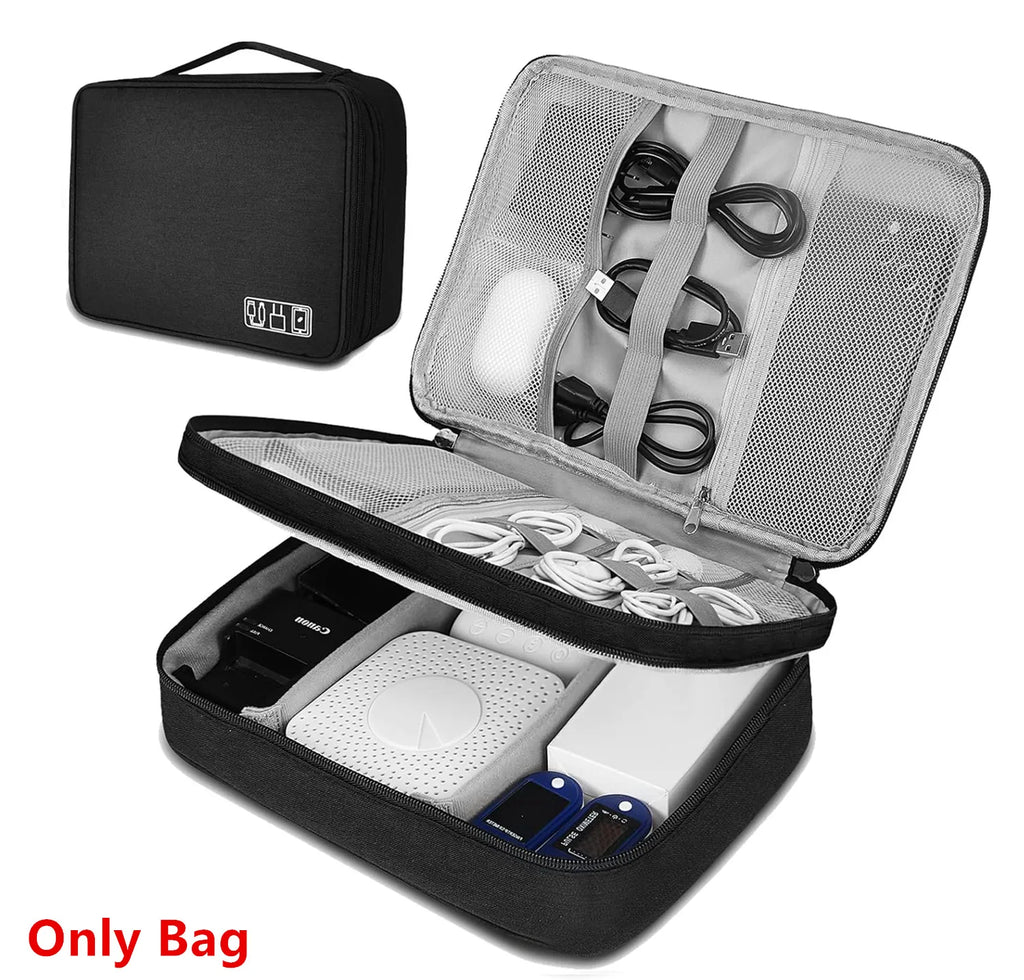 Travel Cable Organizer Bag, Keep Every Cable & Charger Organized Wherever You Go