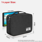 Travel Cable Organizer Bag, Keep Every Cable & Charger Organized Wherever You Go