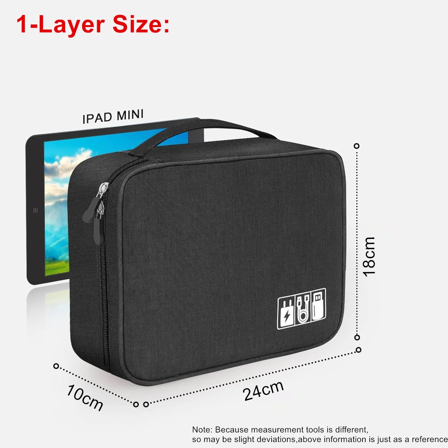 Travel Cable Organizer Bag, Keep Every Cable & Charger Organized Wherever You Go