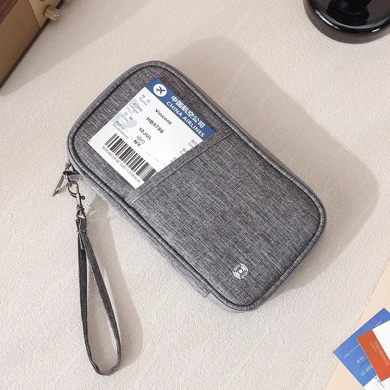 RFID Travel Passport Holder, Keep Your Passport & Important Travel Documents Safe, Organized & Never Lose Them!