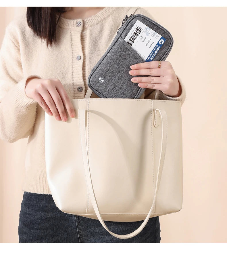 RFID Travel Passport Holder, Keep Your Passport & Important Travel Documents Safe, Organized & Never Lose Them!