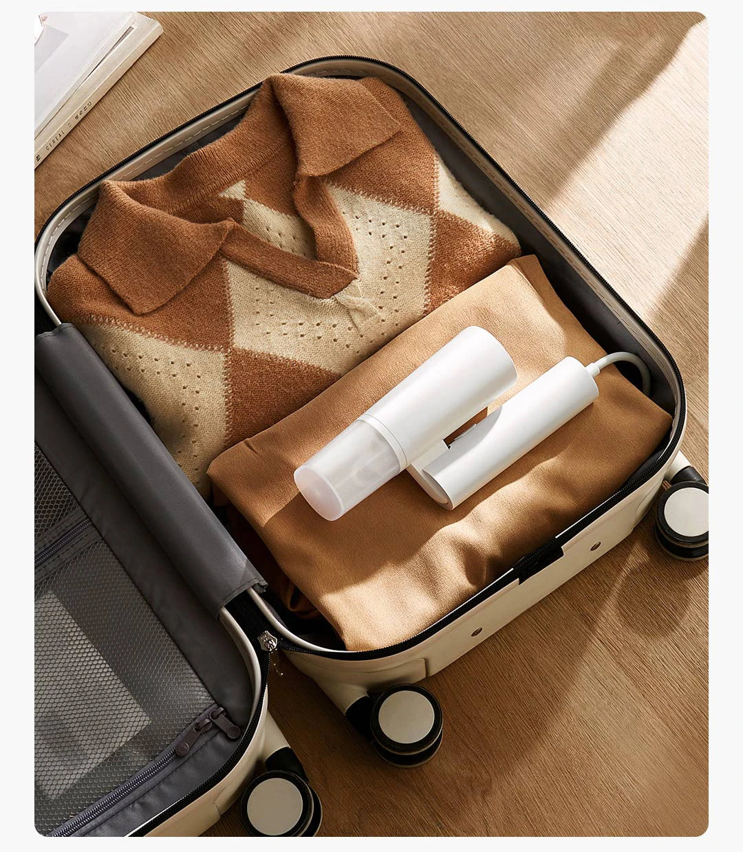 Portable Foldable Garment Steamer, Professional Clothing Care Anytime, Anywhere