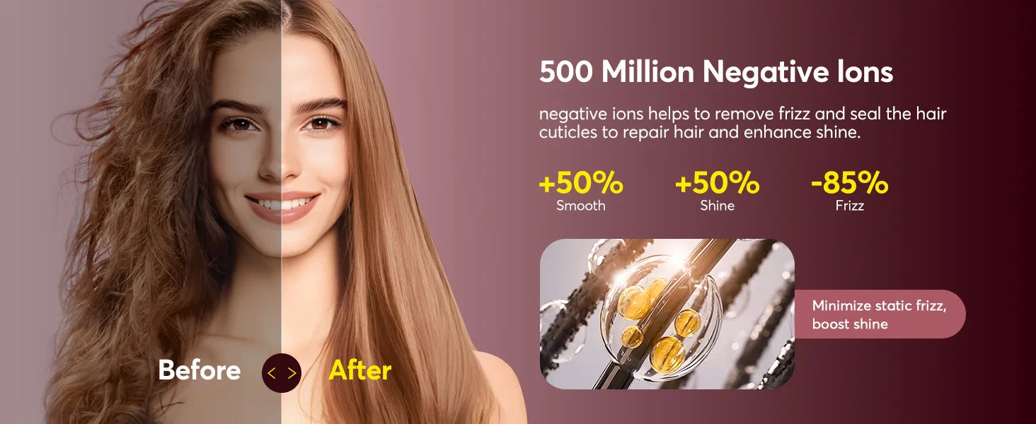 5-in-1 Hair Styler with Travel Bag Your Salon Routine for Perfect Hair Style Wherever You Go!