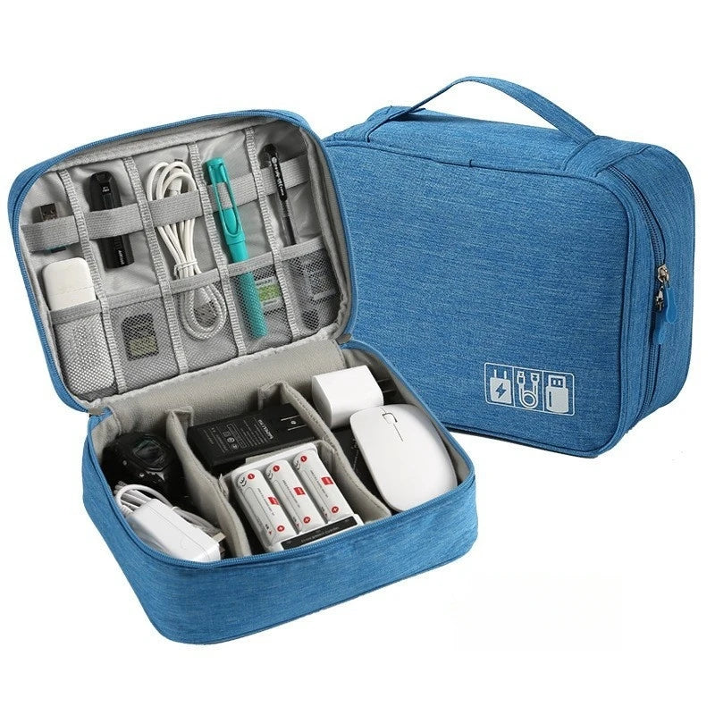 Travel Cable Organizer Bag, Keep Every Cable & Charger Organized Wherever You Go