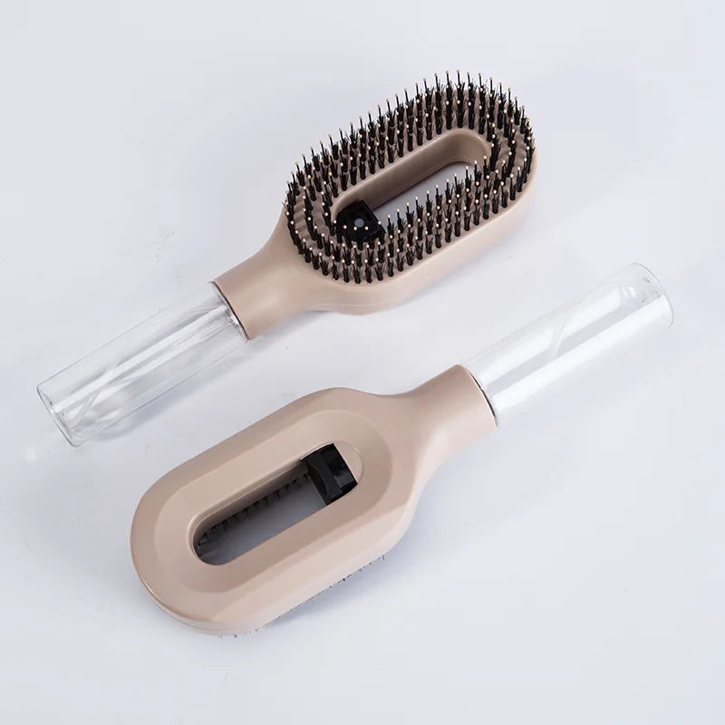 2-in-1 Travel Spray Hair Brush, Detangle, Refresh & Hydrate Your Hair Anywhere
