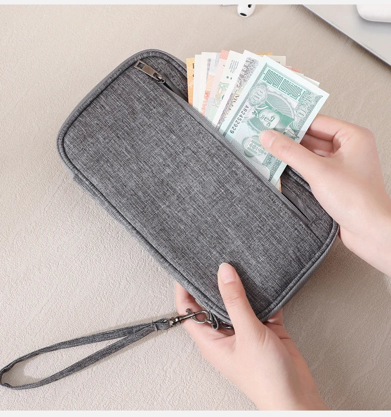 RFID Travel Passport Holder, Keep Your Passport & Important Travel Documents Safe, Organized & Never Lose Them!