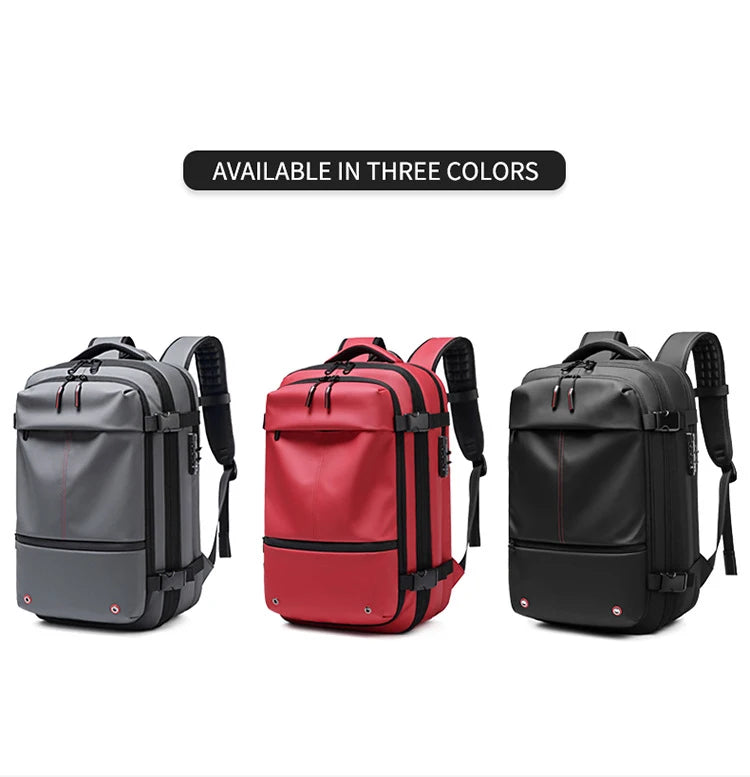 17-Inch Travel Backpack, Pack More, Travel Lighter with Expandable Vacuum Compression