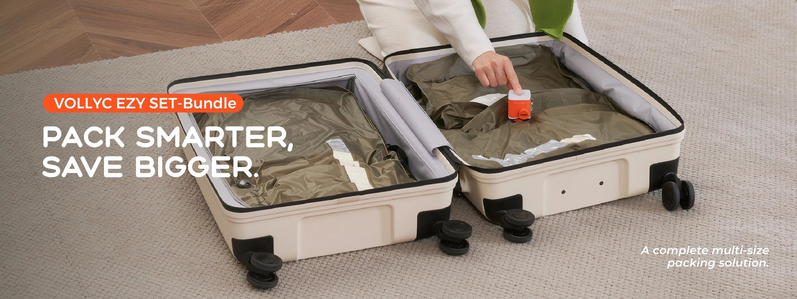 Pack More, Carry Less, Vacuum Compression Bag for Smarter Travel