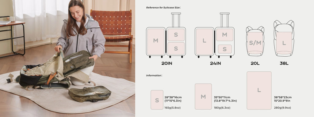 Pack More, Carry Less, Vacuum Compression Bag for Smarter Travel